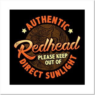 Authentic Redhead Funny Posters and Art